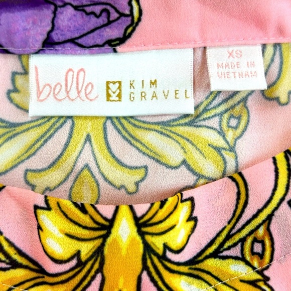 Belle by Kim Gravel Barbiecore resort chic elegant Poncho Top in Malibu pink XS - Picture 6 of 8